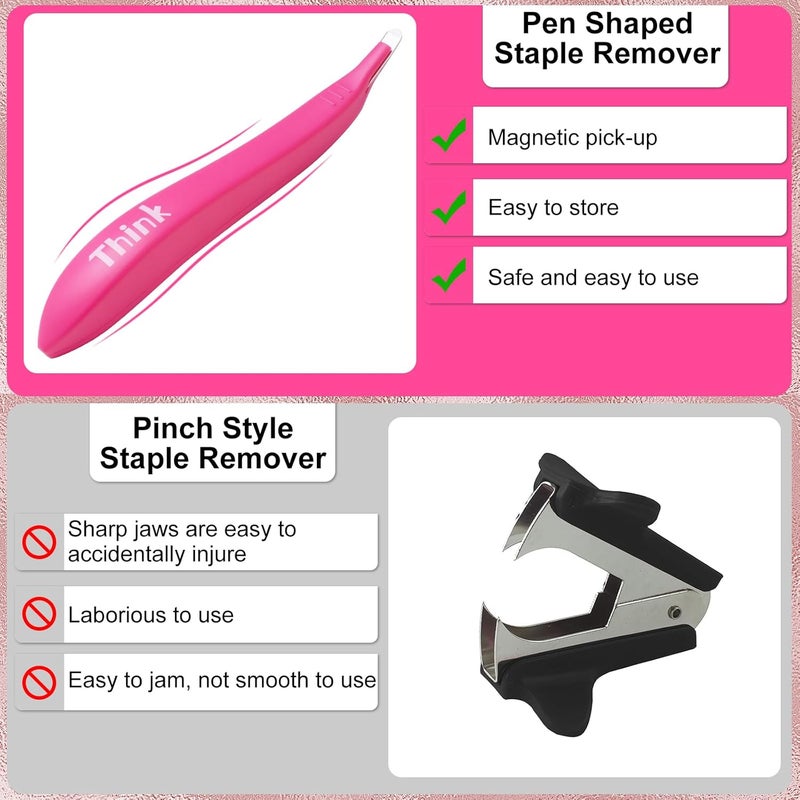 ThinkLearn 5PCS Magnetic Staple Remover Tool - Professional Stapler Remover, Staple Puller Remover, Quick Staple Remover Stick for School, Office, Home - Image 5